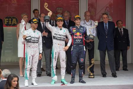 Podium - GP Monaco 2014