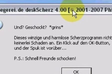 Alle paar Sekunden wird die Startleiste deaktiviert, das Startemenü geöffnet oder der Desktop eingefroren.