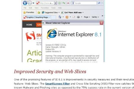 Ein neuer IE mit 71 von 100 Punkten im Kompatibiläts-Test Acid3, Firefox-Addon-Unterstützung? Das klingt zu schön um wahr zu...