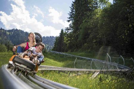 Sommerrodelbahn Alpine Coaster Kolbensattel Oberammergau