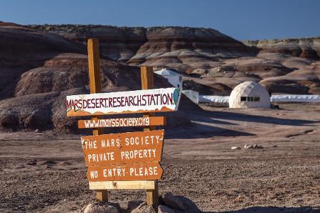 Mars: So nah wie in den nächsten 15 Jahren nicht mehr Research Station Utah