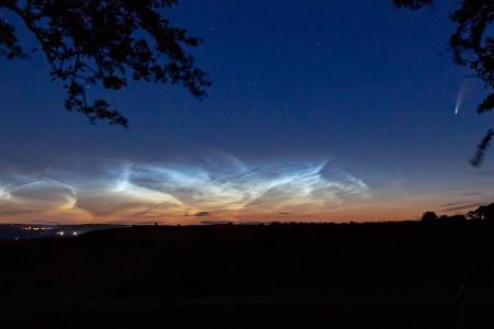 Komet Neowise: Fotostar auf der ganzen Welt Somerset UK