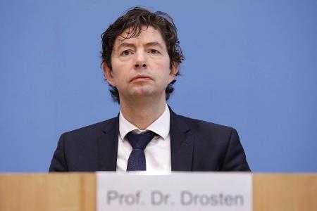 Prof. Christian Drosten bei der Bundespressekonferenz am 22. Januar