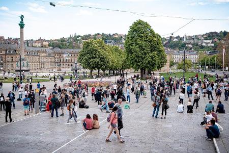 An diesen Orten verstoßen Menschen gegen die Corona-Maßnahmen Stuttgart