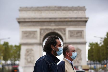 In Paris gilt die Maskenpflicht auch auf der Straße