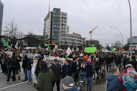 Hamburg Fridays for Future Greta Thunberg Demo