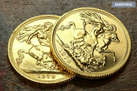 Goldmünzen, Sovereign „Elisabeth II.“