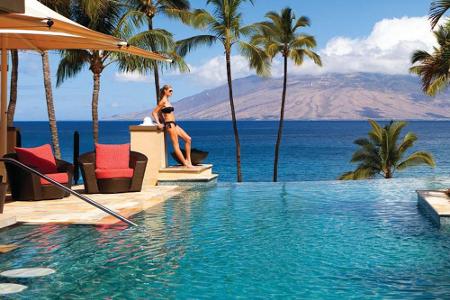 Blick auf die Hawaii-Insel Lana