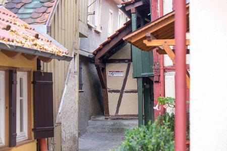 Die engste Straße der Welt in Reutlingen