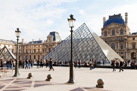 Platz 7: Musée du Louvre, Paris, Frankreich. Im eindrucksvollsten Museum Europas gibt es auf über 60.000 Quadratmetern schie...