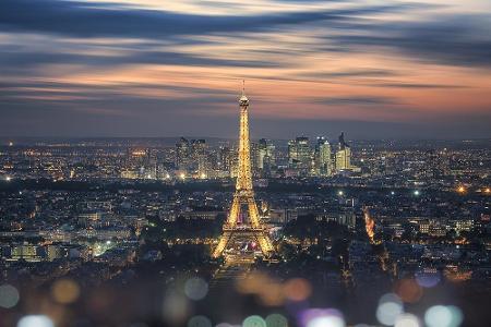 Platz 4: Eiffelturm, Paris, Frankreich. Die Hauptstadt unseres Nachbarlandes hält die europäische Flagge in diesem Ranking h...