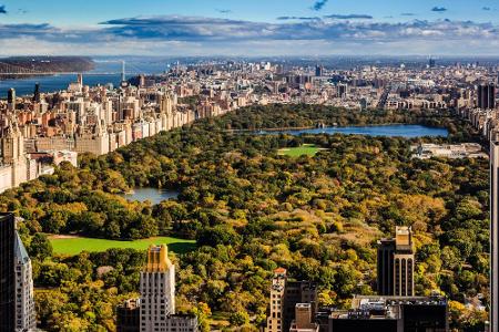 Platz 3: Central Park, New York, USA. Der 