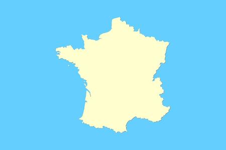 Karte Frankreich