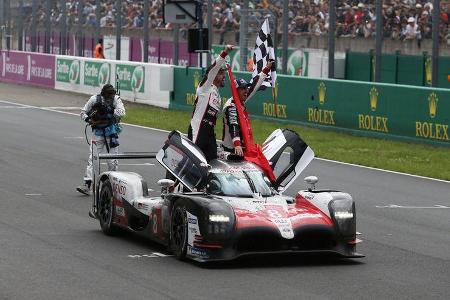 Alonso - Buemi - Nakajima - Toyota - 24h-Rennen Le Mans 2018