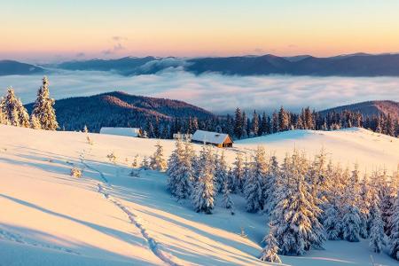 Schnee und Eis verwandeln einige Orte dieser Welt in atemberaubende Landschaften.