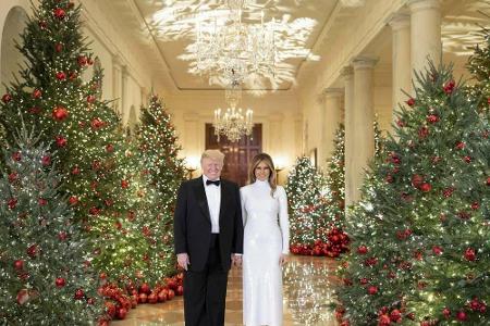 Seit 1923 wird jährlich in der Adventszeit am Weißen Haus der National Christmas Tree festlich geschmückt. Die Arbeiten steh...