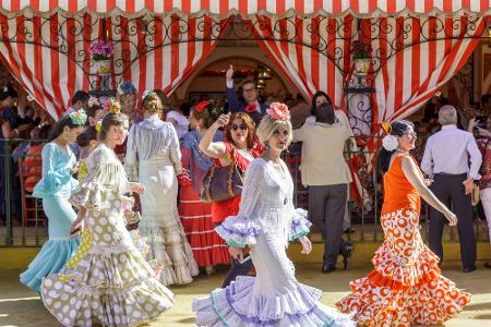 Zwischen dem 15. und 21. April lebt man in Sevilla normalerweise für die 