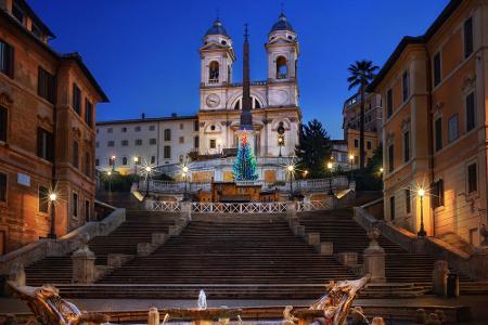 Der Weihnachtsbaum ist in Italien nur eine Nebensache an Weihnachten. Vielmehr wetteifern die Familien um die schönste Kripp...