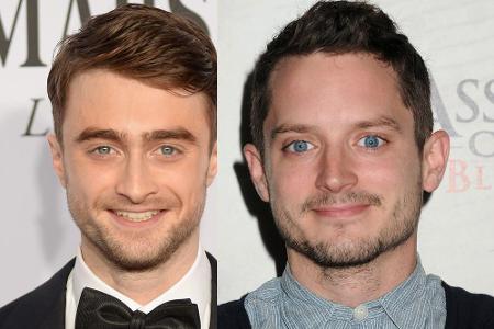 Obwohl sie einen Altersunterschied von fast zehn Jahren haben, könnten sie Brüder sein: Daniel Radcliffe (li.) und Elijah Wood.