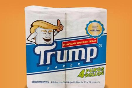 Auch eher was für Trumps Kritiker ist das Produkt des mexikanischen Anwalts Antonio Battaglia. Er hält die Markenrechte an e...