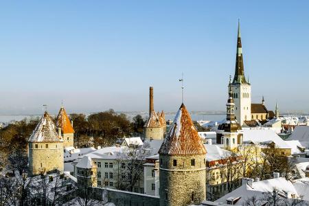 Platz 8: Tallinn - Ebenfalls minus 30 Grad gibt es auch in Estlands Hauptstadt. Für die Bevölkerung ist die Kälte kein Probl...