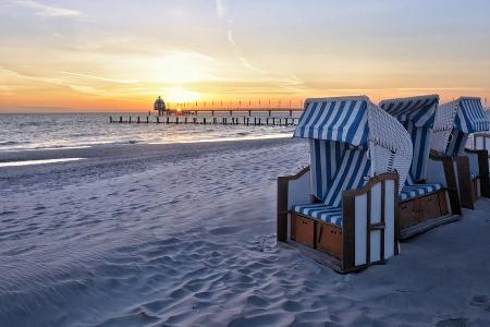 Im Herbst lohnt sich ein Spaziergang am Strand von Fischland-Darß-Zingst