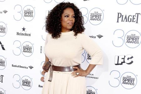 Auch Oprah Winfrey (63) gehört zu den etwas kräftigeren US-Stars.