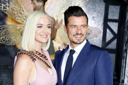 Ebenfalls im Liebesglück: Sängerin Katy Perry (34) und Schauspieler Orlando Bloom (42). Das Traumpaar hat im Jahr 2016 zuein...
