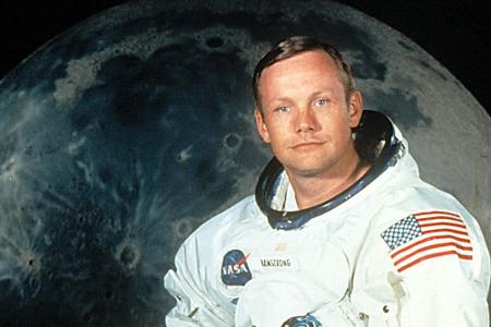 Neil Armstrong (1930-2012) steuerte die Apollo 11 mit links... und betrat als erster Mensch den Mond.