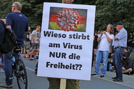 Corona-Proteste Berlin 29. 8.