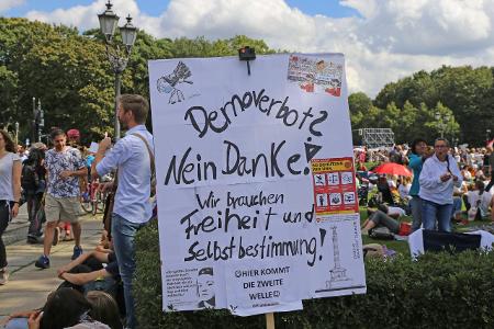 Corona-Proteste Berlin 29. 8.