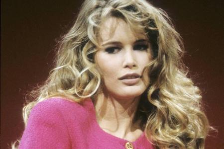 Claudia Schiffer 1991 bei einem ihrer ersten 