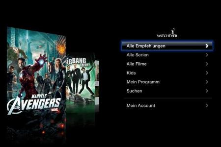 Im Unterschied zur Konkurrenz lässt sich Watchever direkt über das ans Ethernet angeschlossene Apple TV nutzen.