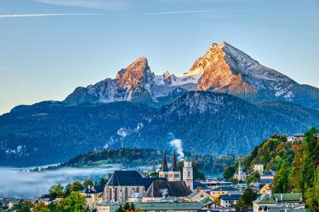 Der Watzmann zählt mit 2.713 Metern zu den höchsten Bergen Deutschlands und schafft es auf Platz acht. Er ist das Wahrzeiche...