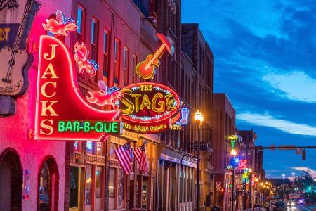 Nashville im US-Bundesstaat Tennessee ist die Heimat der Countrymusik und vieler A-Promis. Hier befinden sich die Country Mu...