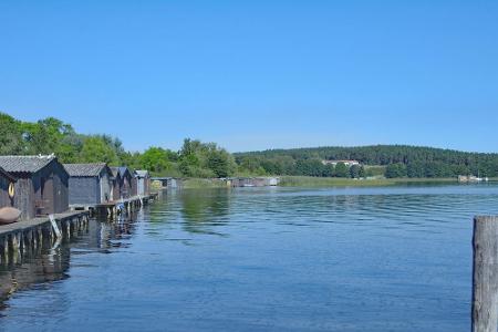 Am Woblitzsee in Mecklenburg-Vorpommern liegt der Campingplatz 