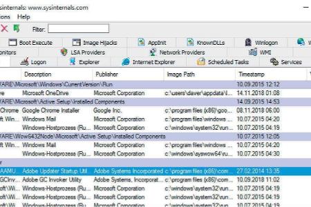 Autoruns ist eines der wichtigsten Systemwerkzeuge für Fortgeschrittene.