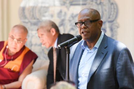Oscar-Gewinner Forest Whitaker hielt eine Rede während der 