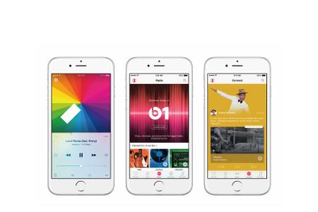 Apple Music holt auf: Der erst im vergangenen Sommer gestartete Streaming-Dienst hat bereits über elf Millionen Abonnenten.