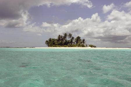 Die Cocos Islands in Australien sind leer und bieten weiße Strände