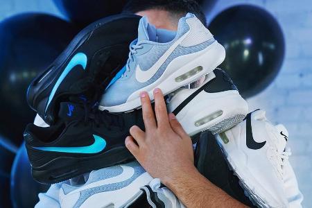 Verschiedene Modelle aus der aktuellen Air-Max-Generation