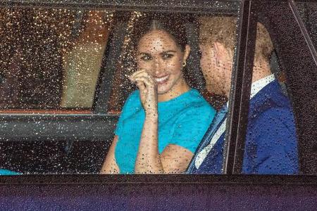 Harry und Meghan verdarb das offenbar nicht die Laune und…