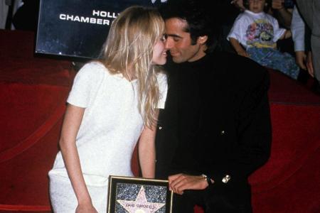 Claudia Schiffer mit ihrem ehemaligen Verlobten David Copperfield. Bis 1999 waren die beiden ein Paar.
