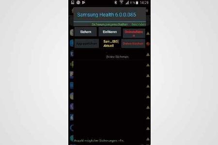Neben dem Löschen einer App bietet Titanium Backup auch das Einfrieren von Applikationen an.