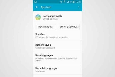 Nicht alle Apps lassen sich über den Anwendungsmanager deinstallieren.