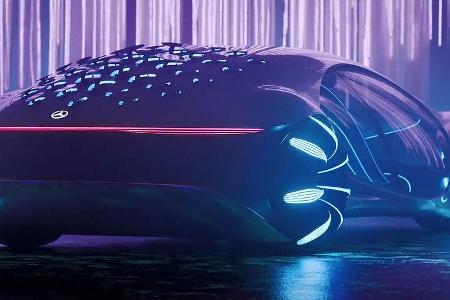 Mercedes Daimler Avatar CES 2020 Vision Avtr