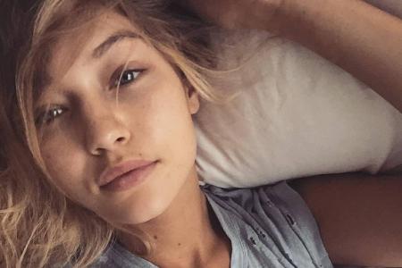 Bei Model Gigi Hadid erkennt man kaum einen Unterschied - ihre Augen strahlen auch ohne Wimperntusche.