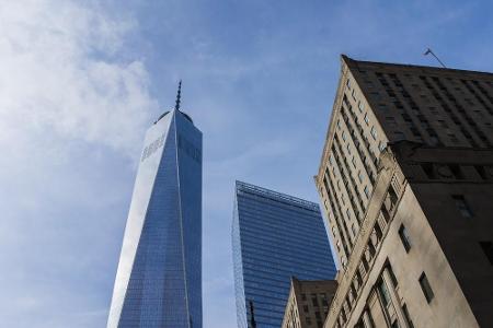 Platz 7: One World Trade Center, New York (541 Meter): Errichtet auf den Trümmern des World Trade Centers, versinnbildlicht ...