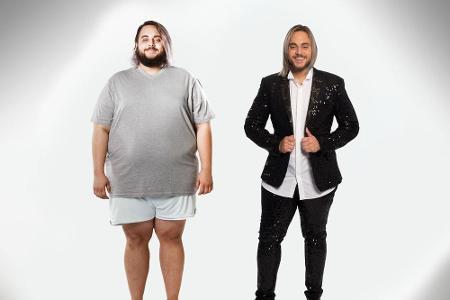 Insgesamt 70,8 Kilo (-39,46 Prozent; Startgewicht: 179,4 Kilo) konnte Christos (23) als Drittplatzierter im Finale 2018 der ...