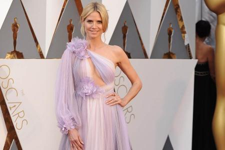 Model Heidi Klum fand sich 2016 überraschend auf der 